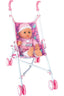 Baby Doll Stroller with Doll – Kids Push Along Doll Pram Set