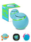 Bopster Spin Ball Spinner Neon colour with Glow in the Dark Groove | Blue