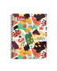 Funbo Blossom Design A4 Ruled Notebook, 80 Sheet