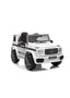 Mercedes‑Benz AMG G63 Kids Ride-On Car 12V – White | EVA Wheels & Leather Seat