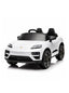 Porsche Macan 12V Ride-On Car for Kids Dual Motor EVA Wheels Leather Seat Parental Remote, White