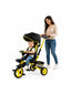 Kids Tricycle Stroller with Shade - Yellow