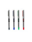 Zebra BE-DX5 Liquid Ink 0.5 mm Roller Ball Pen - Pack of 4