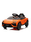 Lamborghini Lanzador Kids Electric Ride-On Car 12V with Leather Seats - Orange