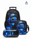 3 in 1 Stich Trolley Backpack set