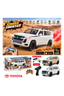 Cross Country RC Toyota Land Cruiser 1:10 Scale Remote Control Car – QX3688-79, White/Brown