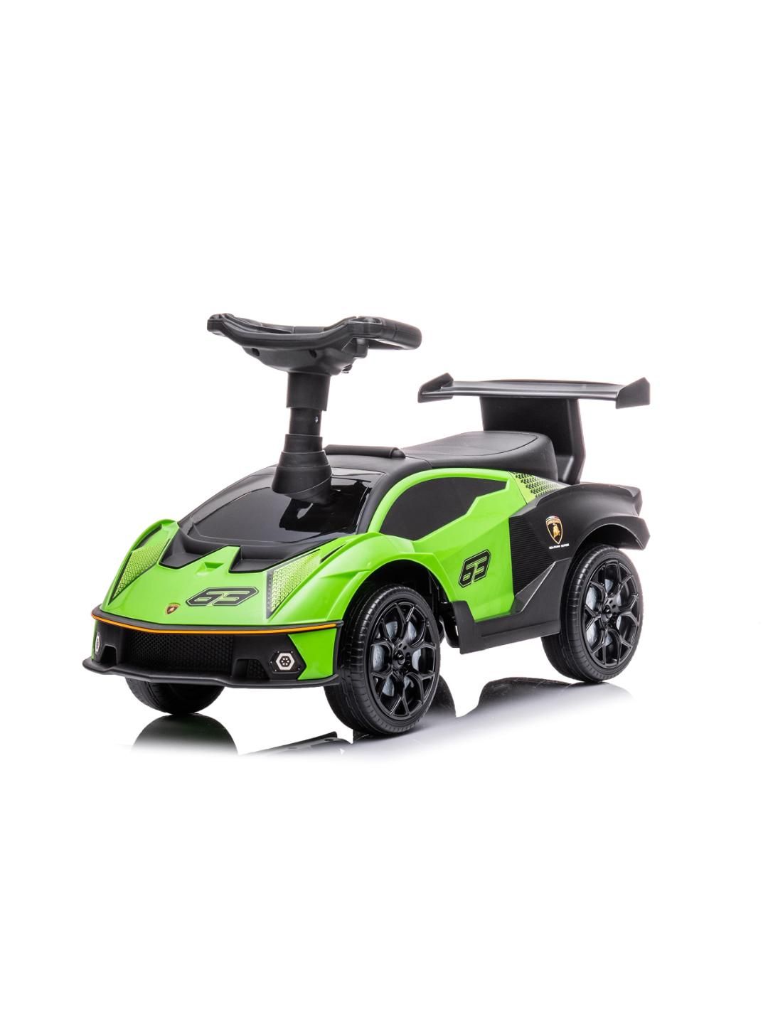 Kids Lamborghini Essenza Push Car – Green Ride-On Toy for Toddlers & Children