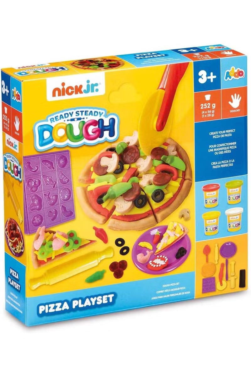 Addo Nick Junior Dough Pizza Playset 252g – Play Dough Clay Moulding Set