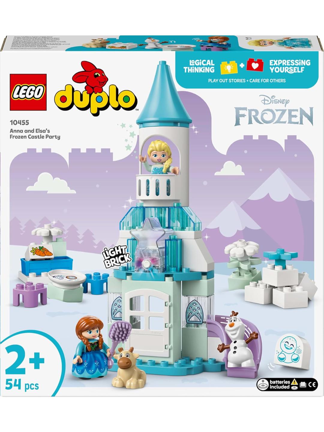 LEGO DUPLO Disney Anna and Elsa's Frozen Castle Party 10455 Building Set