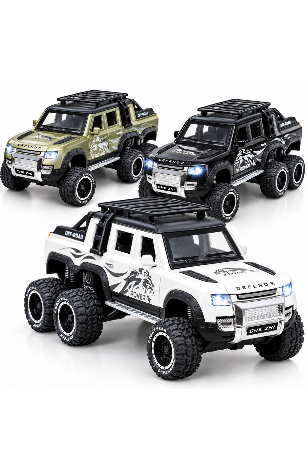 Land Rover Defender Diecast Toy Car 1:24 CZ135A- Assorted الصورة الرئيسية