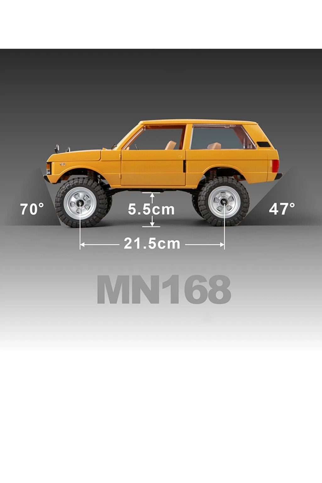 Range Rover RC Off-Road Crawler 4WD 1:12 , MN-168  | Assorted