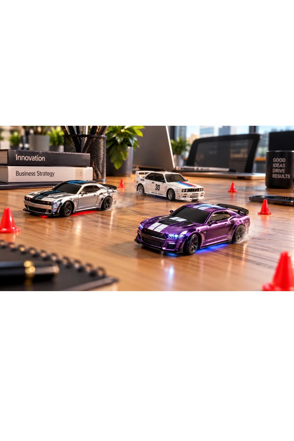 M4 Elite Mini RC Drift Car 1:43 Scale 4WD 15KM/H with Gyroscope, 2.4GHz - 01 Pcs | Assorted صورة ثانوية