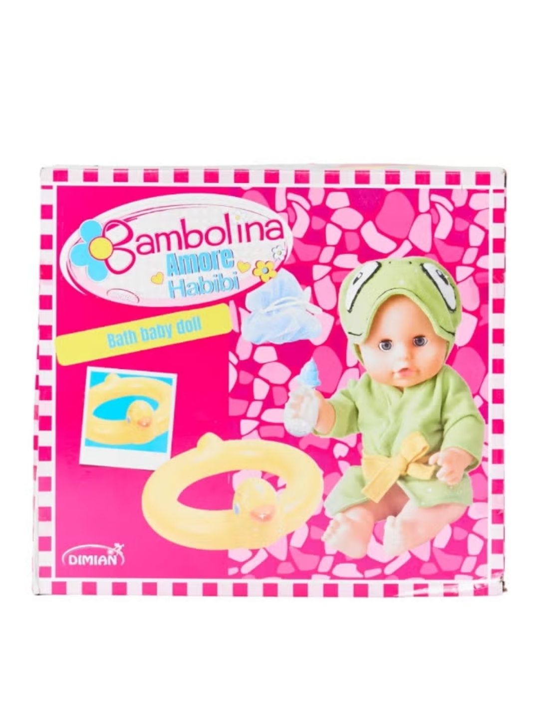 Bambolina Amore 30cm Bath Baby Doll With Bathing Set (BD1829SUP)