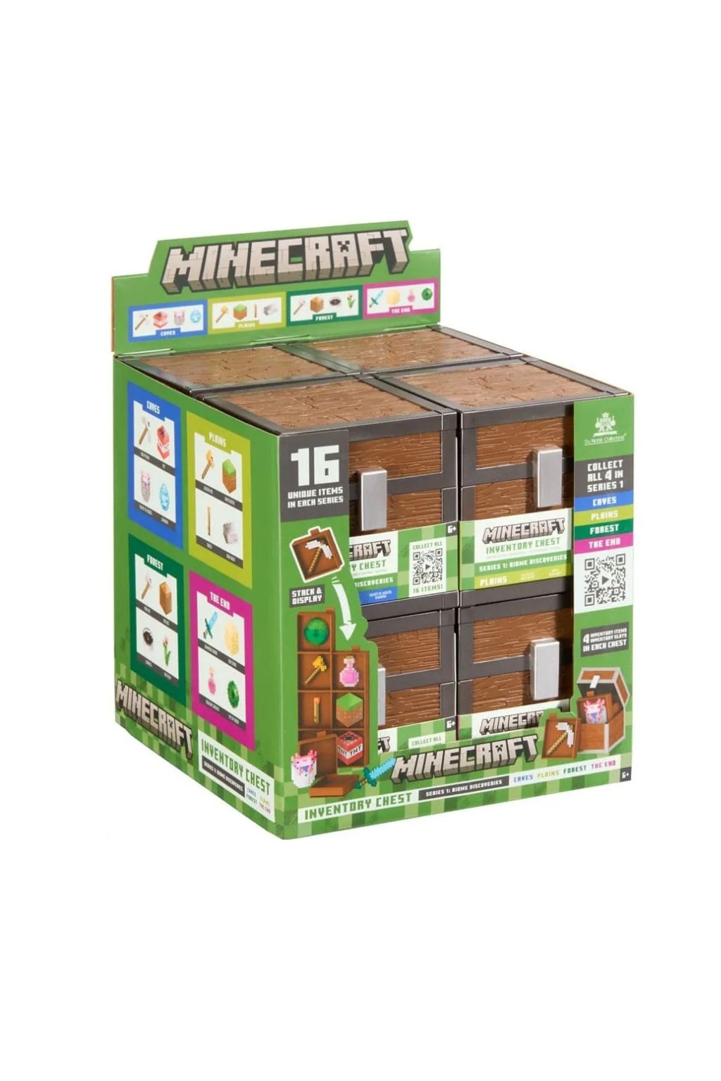 The Noble Collection Minecraft Loot Chest Set CDU – NN3490 الصورة الرئيسية