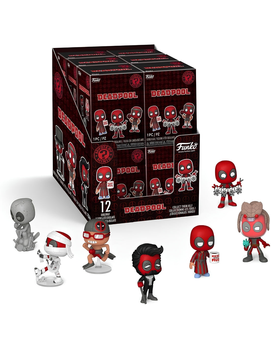 Funko Mystery Mini Marvel Deadpool S5-1 Blind Box Vinyl Figurine – 1 of 12 Collectible Mini Figures