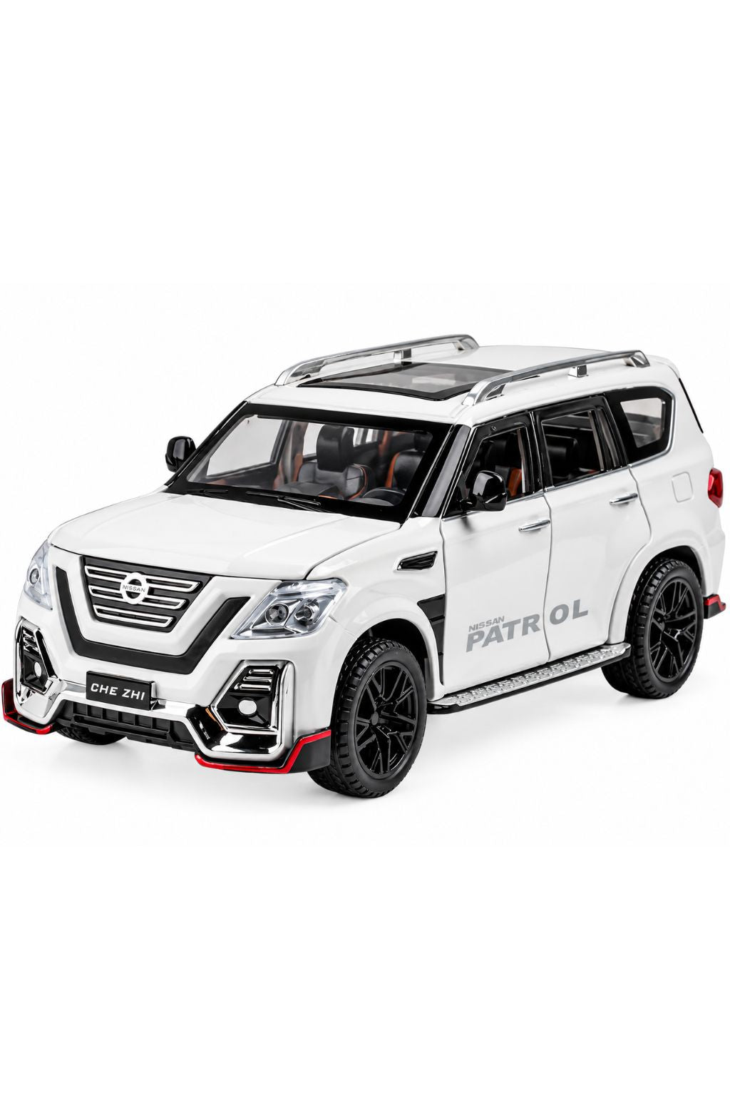 Pull-Back Die-Cast Metal Nissan Patrol Toy Car CZ136A – Assorted Colours الصورة الرئيسية