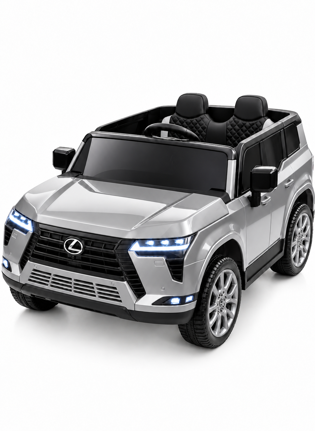 Lexus GX550 Electric Ride On Car - Silver Grey