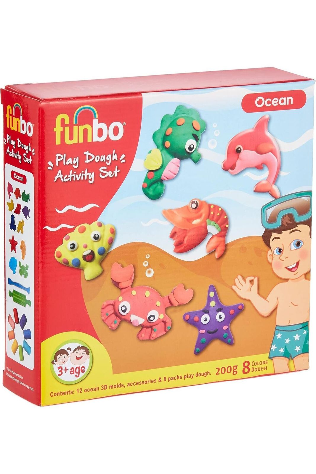 Play Dough Activity set Ocean 200g + molds