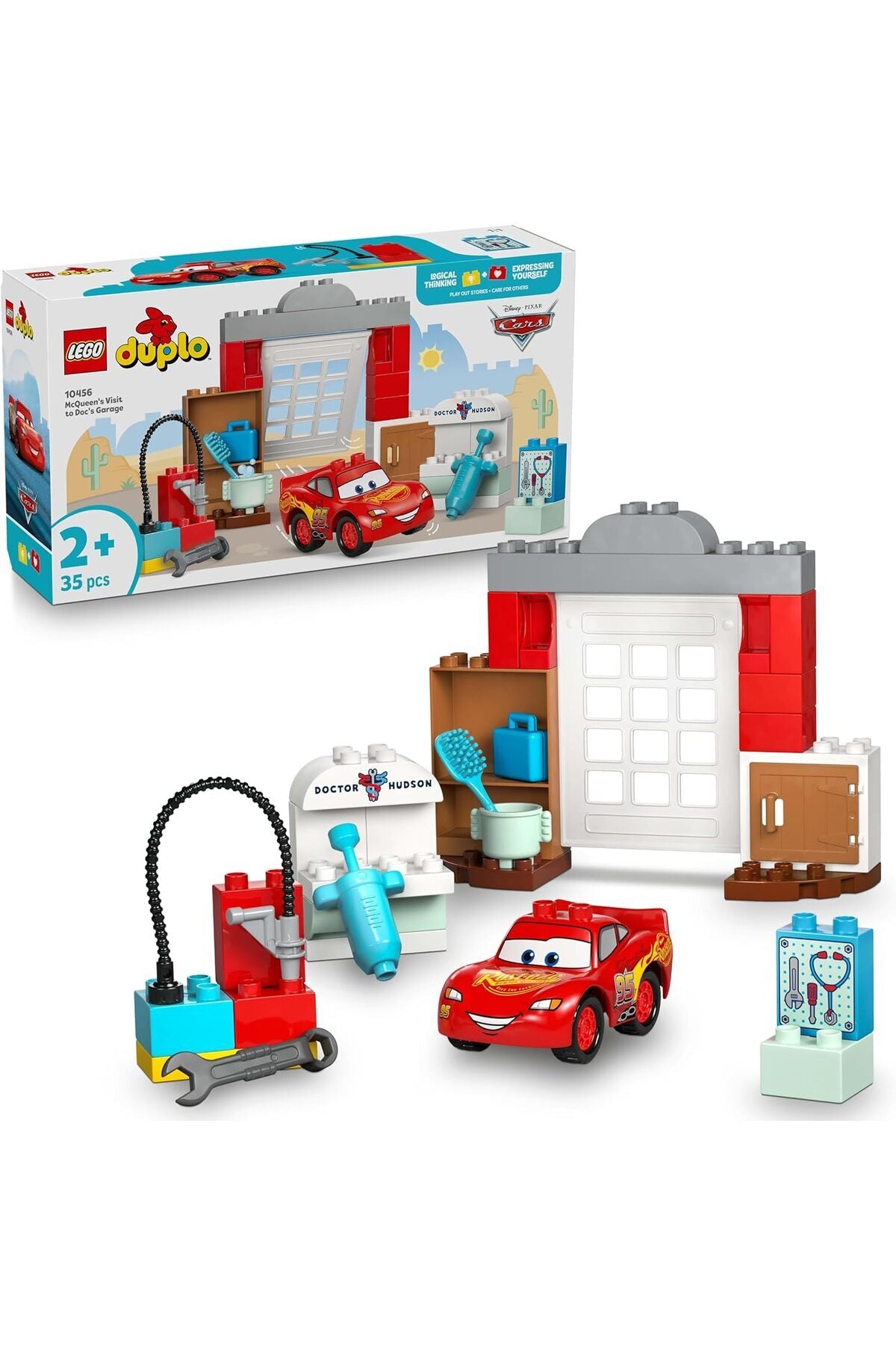 LEGO DUPLO Disney & Pixar McQueen’s Visit to Doc’s Garage 10456 Building Set