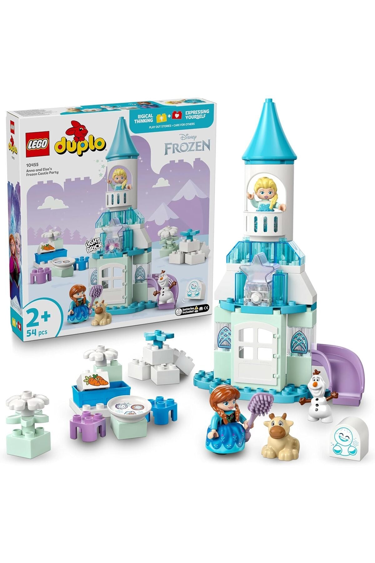 LEGO DUPLO Disney Anna and Elsa's Frozen Castle Party 10455 Building Set