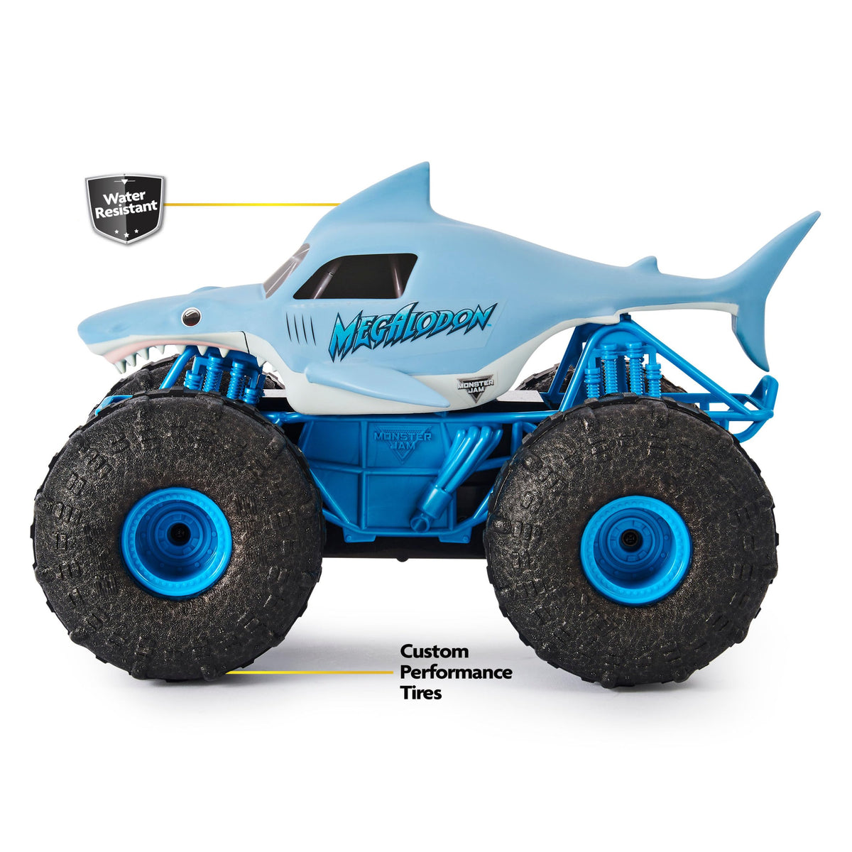 Monster Jam Official Megalodon STORM All-Terrain Remote Control Monster Truck