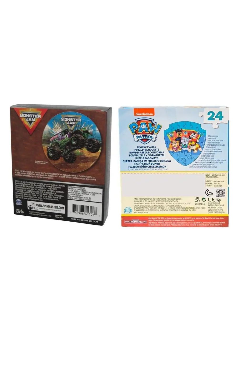 Jigsaw Puzzle Assorted Designs – Paw Patrol, DC, Monster Jam & Marvel, 46 Pieces, Ages 3+
