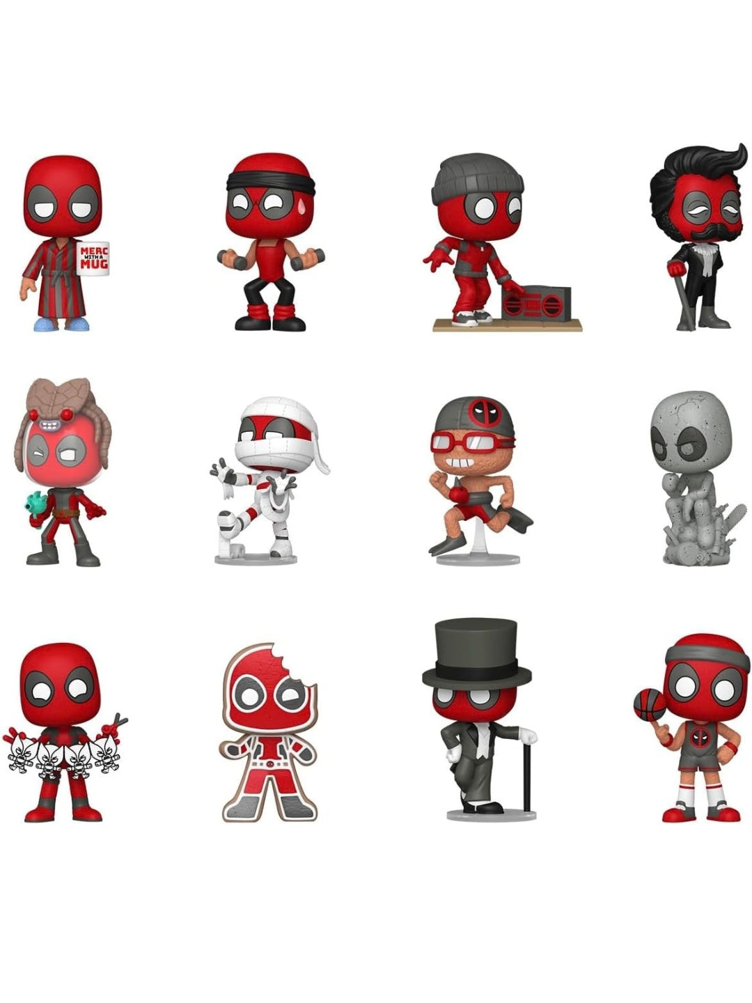 Funko Mystery Mini Marvel Deadpool S5-1 Blind Box Vinyl Figurine – 1 of 12 Collectible Mini Figures