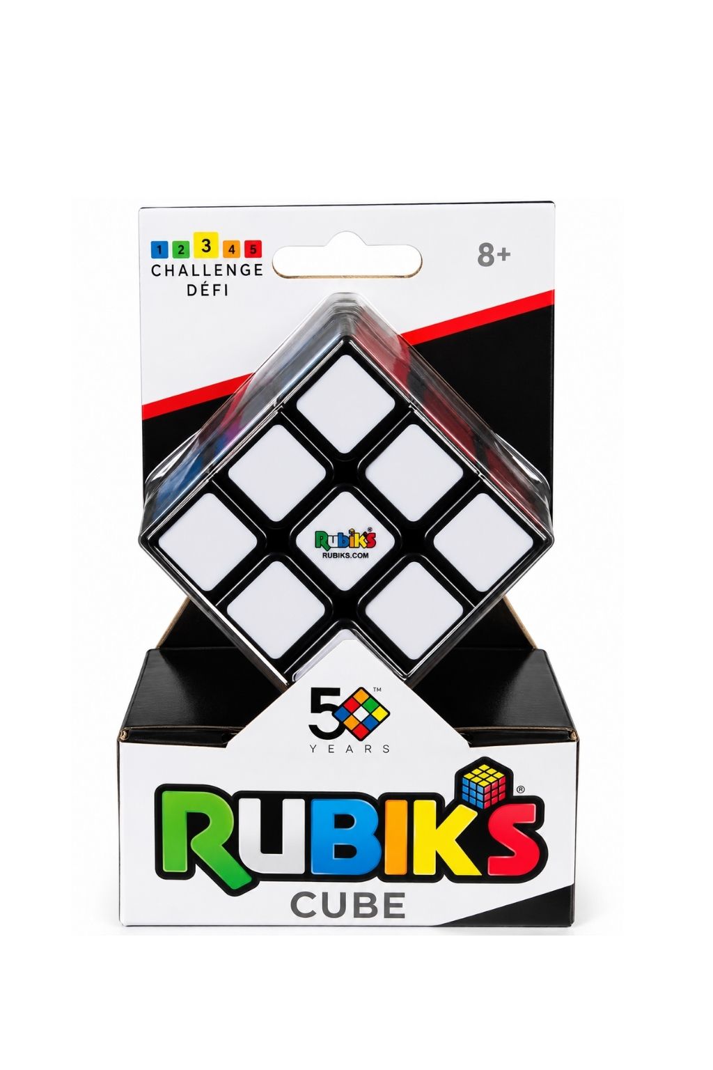 Rubik’s Cube Classic Edition 3×3 Twist Puzzle, Multicolour, Model 6063968, Ages 3+