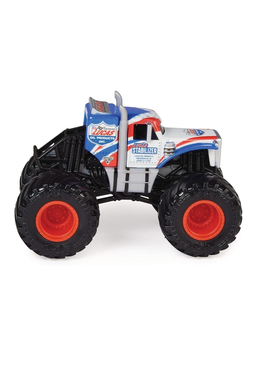 Monster Jam Earth Shaker 1:64 Scale Die-Cast Monster Truck with Detachable Wheelie Bar and Collector Poster