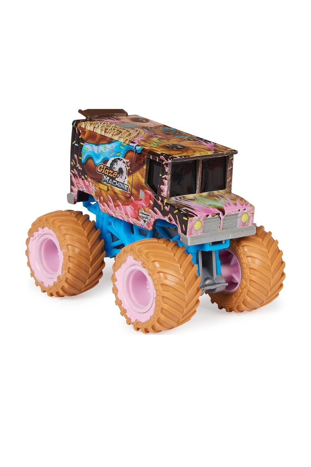 Monster Jam Earth Shaker 1:64 Scale Die-Cast Monster Truck with Detachable Wheelie Bar and Collector Poster