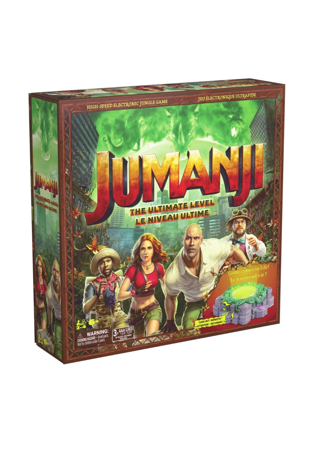 Jumanji Concrete Jungle Electronic Board Game for 2–4 Players, Ages 6+ [6076656] الصورة الرئيسية