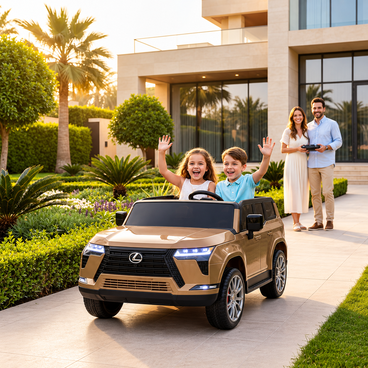 Lexus GX550 Electric Ride On Car - Desert Brown Secondary image