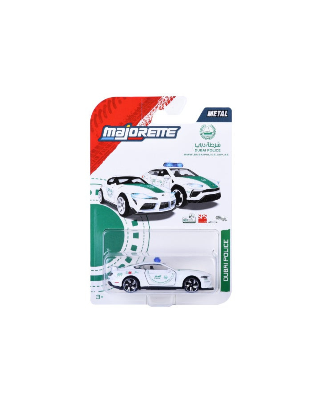Majorette Dubai Police Ford Mustang GT Diecast Car
