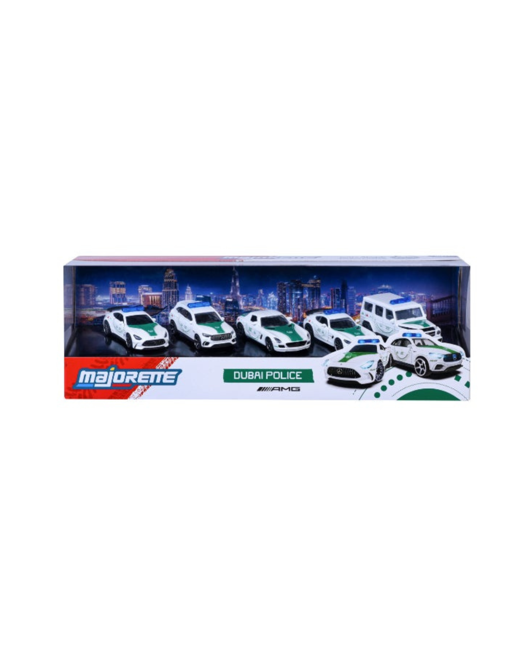 Majorette Dubai Police Mercedes-AMG Diecast Car Pack صورة ثانوية