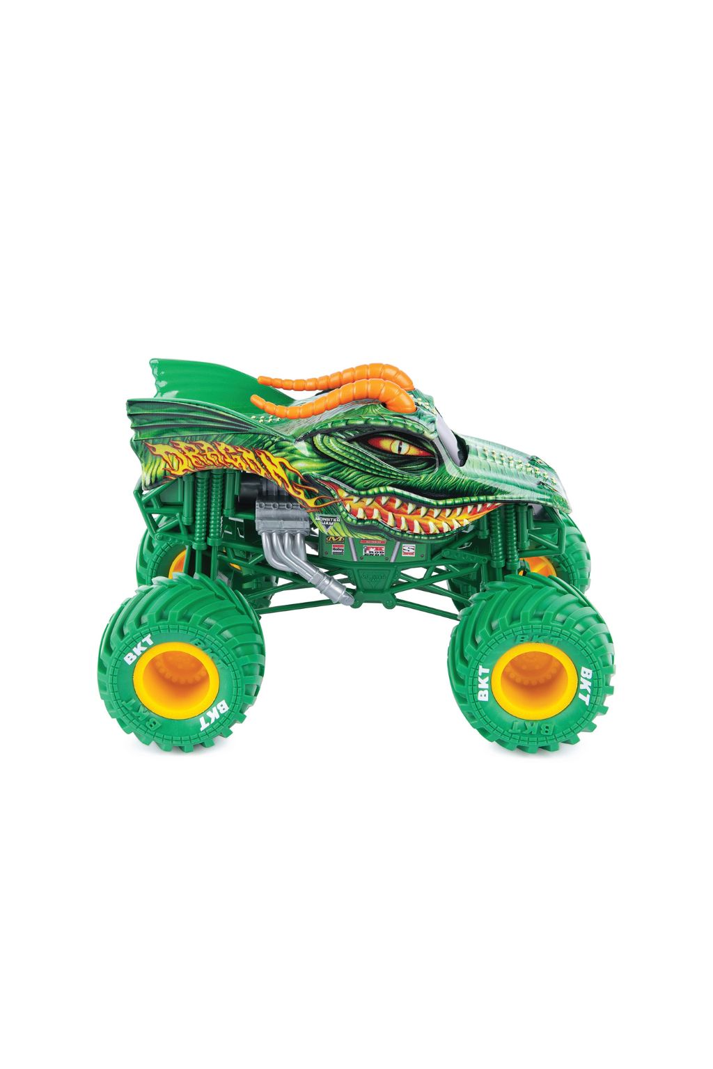 Monster Jam Official Die-Cast Monster Truck, 1:24 Scale, Pull-Back Action, Assorted Styles