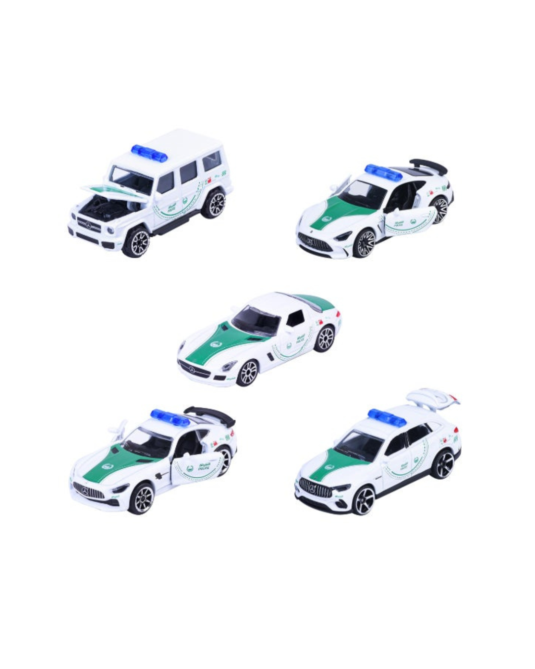 Majorette Dubai Police Mercedes-AMG Diecast Car Pack