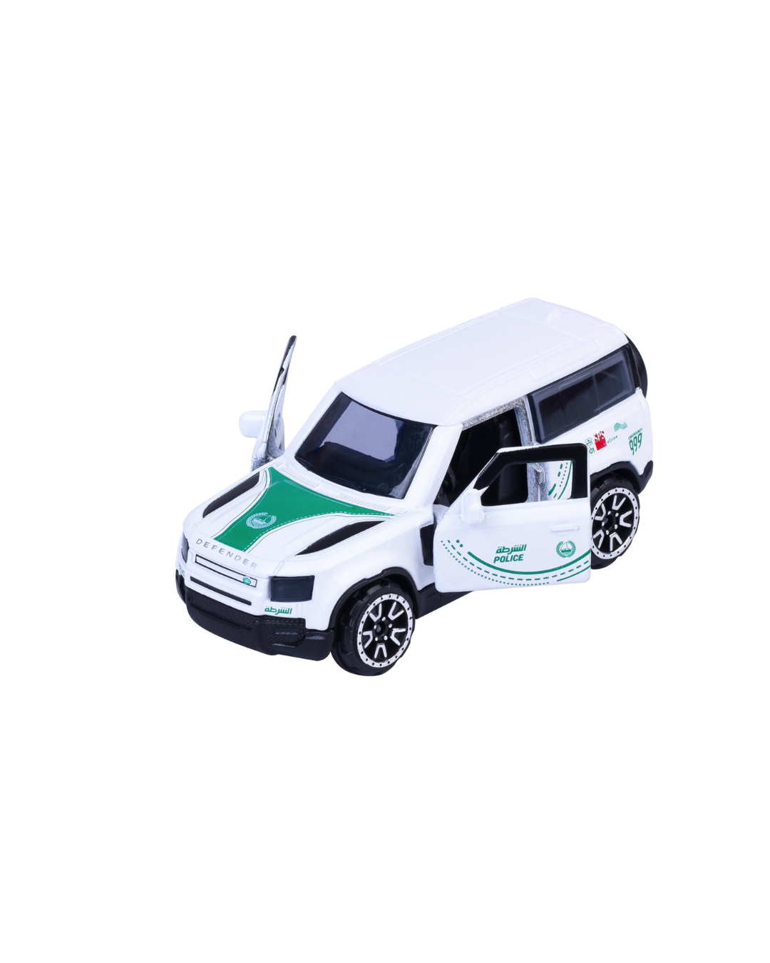 Majorette Dubai Police Deluxe GMC Hummer EV Diecast Car