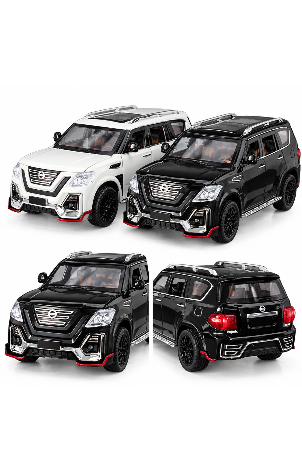 Pull-Back Die-Cast Metal Nissan Patrol Toy Car CZ136A – Assorted Colours