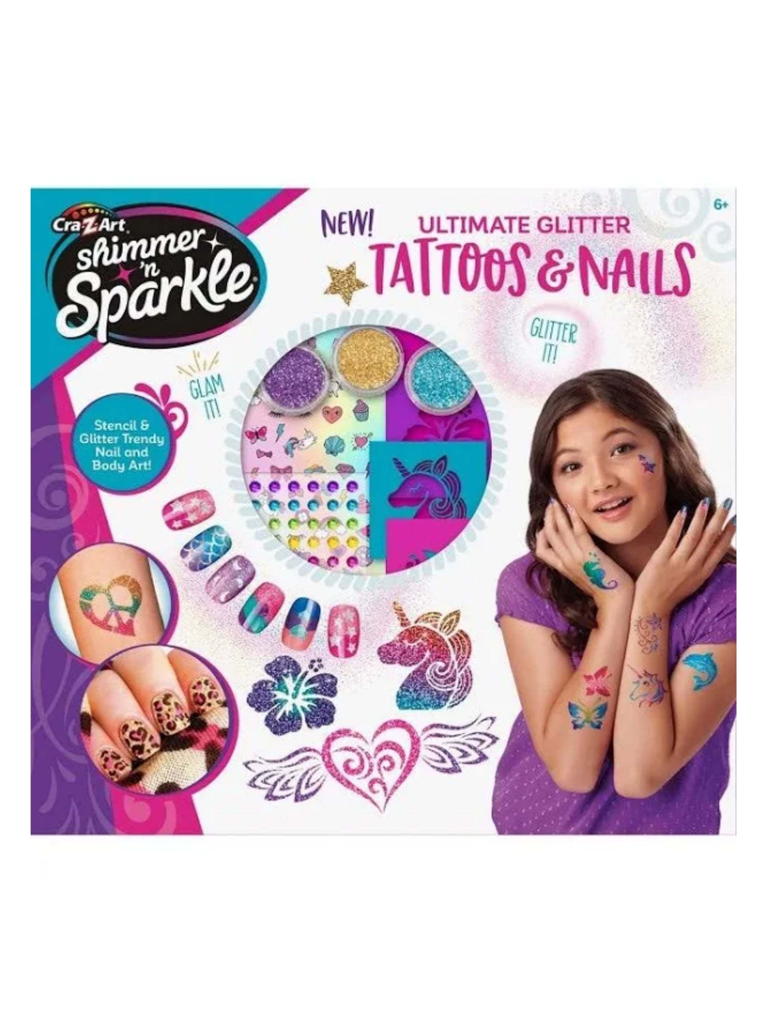 Shimmer N Sparkle Nails & Body Tattoos (SNS-65502)