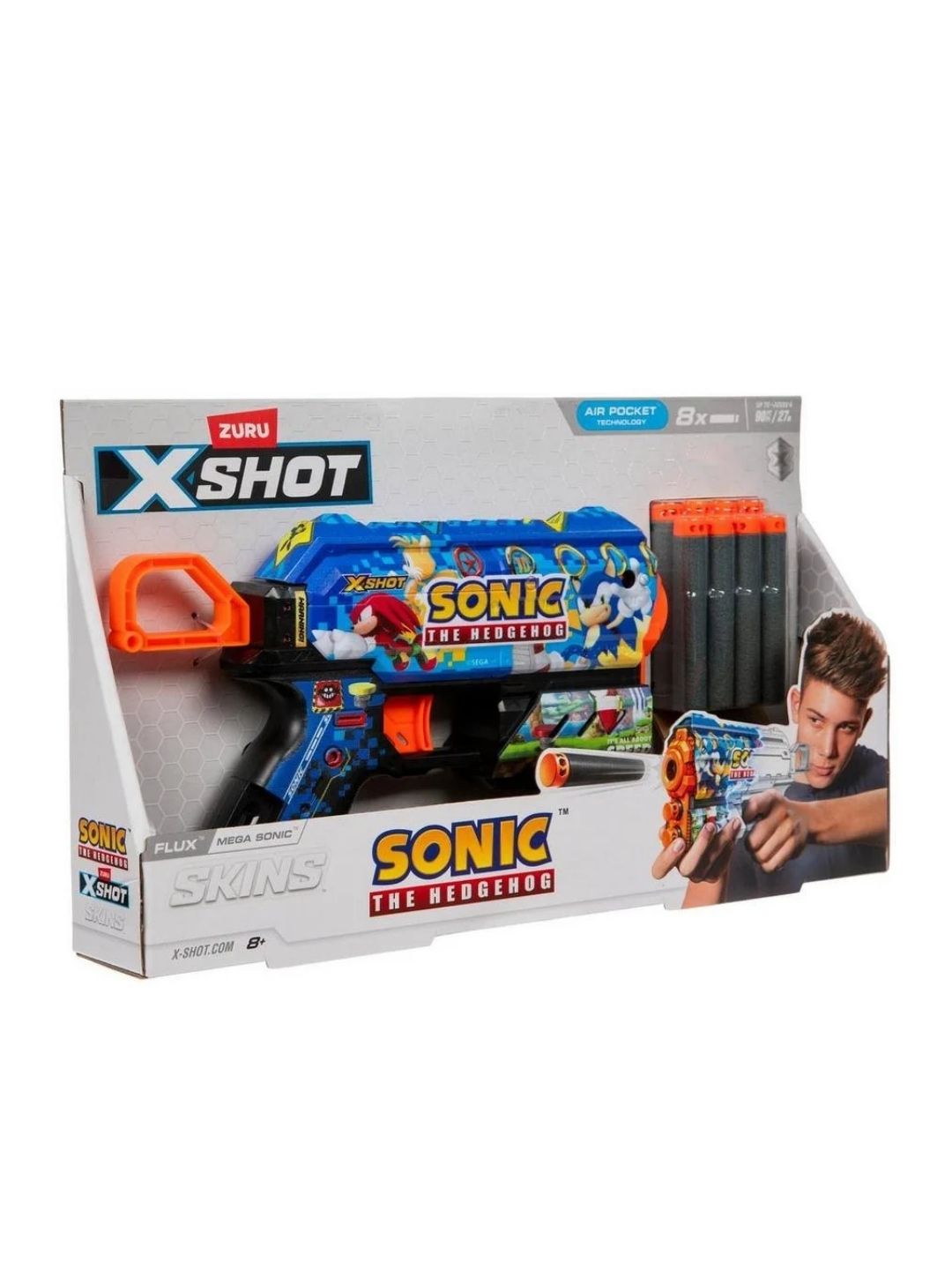X‑Shot Skins Flux Sonic (8 Darts)