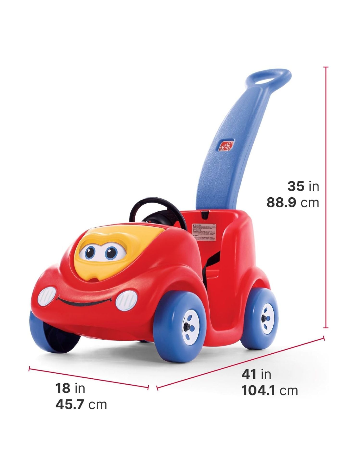 Step2 Push Around Buggy 10th Anniversary Ride-On Toddler Stroller Car – 717000