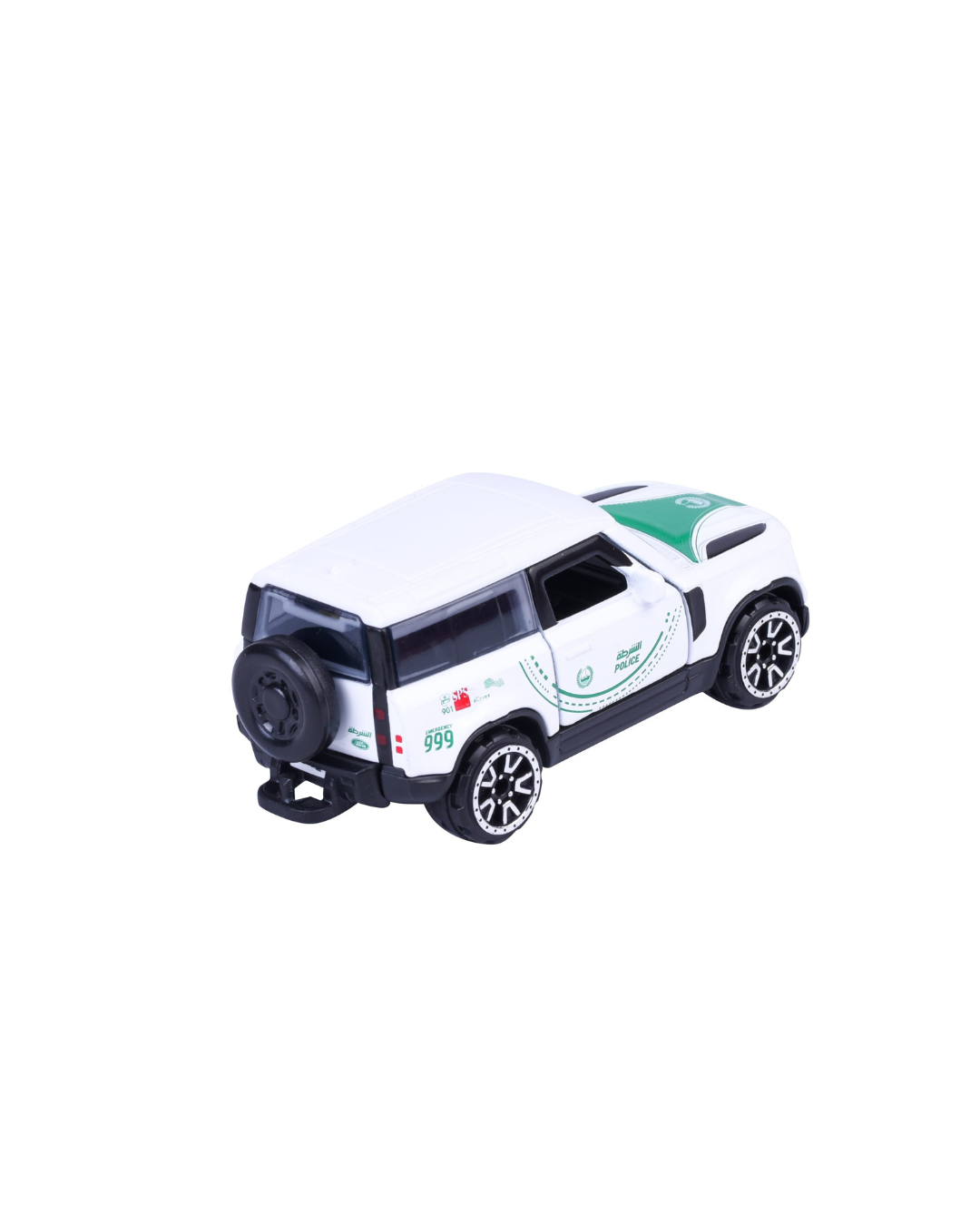 Majorette Dubai Police Deluxe Land Rover Defender 90 Diecast Car