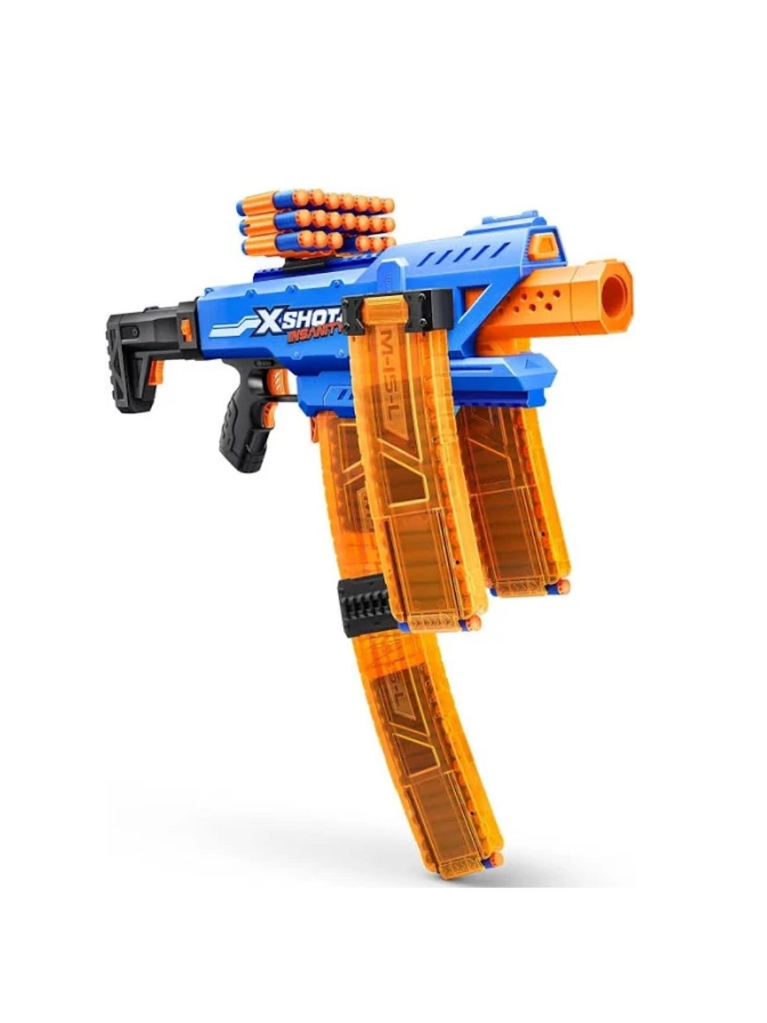 X‑Shot Insanity Motorised Clip Blaster (Model XS‑36786)