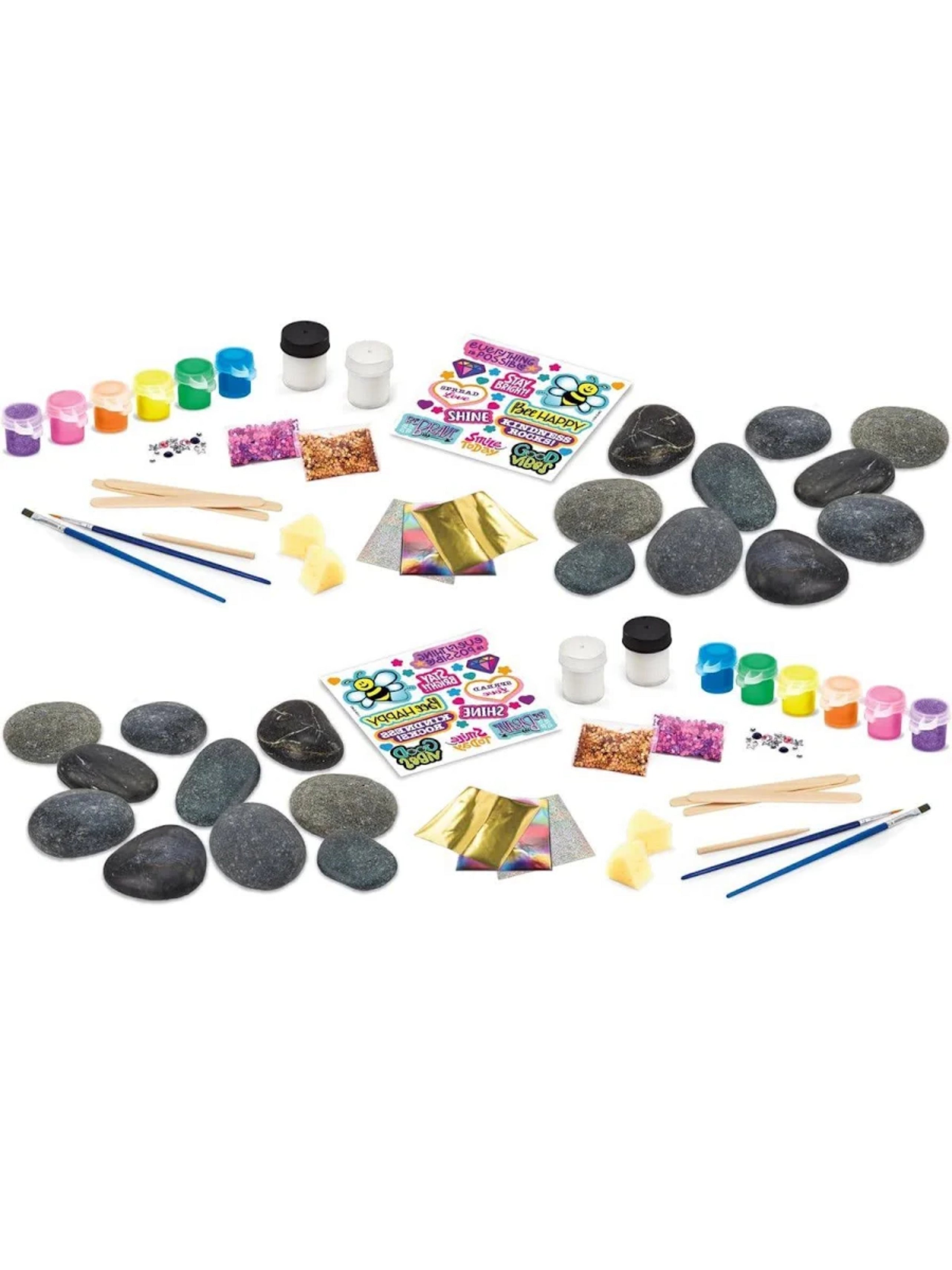 Shimmer N Sparkle Inspirational Rock Art Craft Kit for Kids
