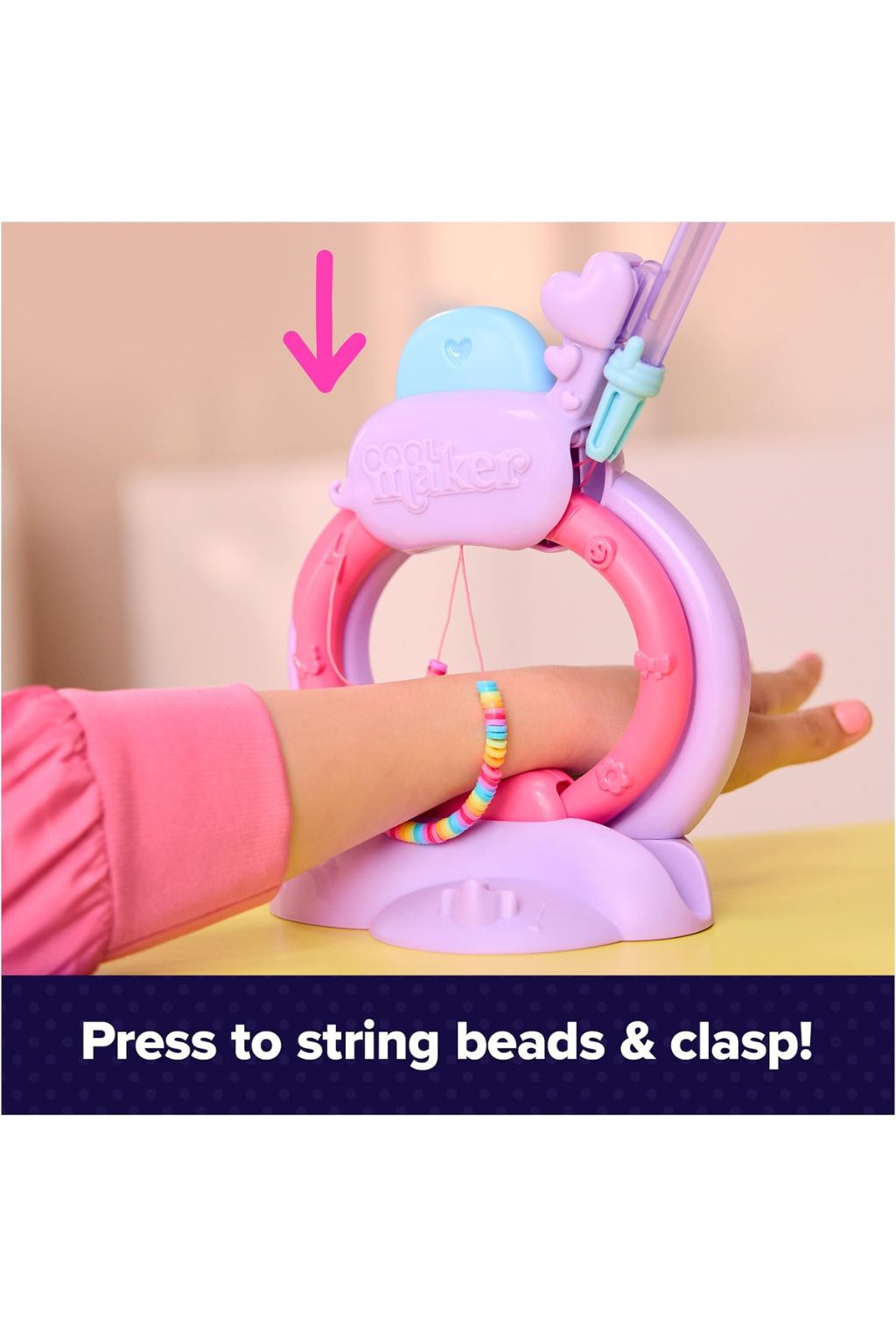 Cool Maker Stack'D Heishi Bracelet Studio Jewellery Making Kit with 1,220 Beads [6072592]