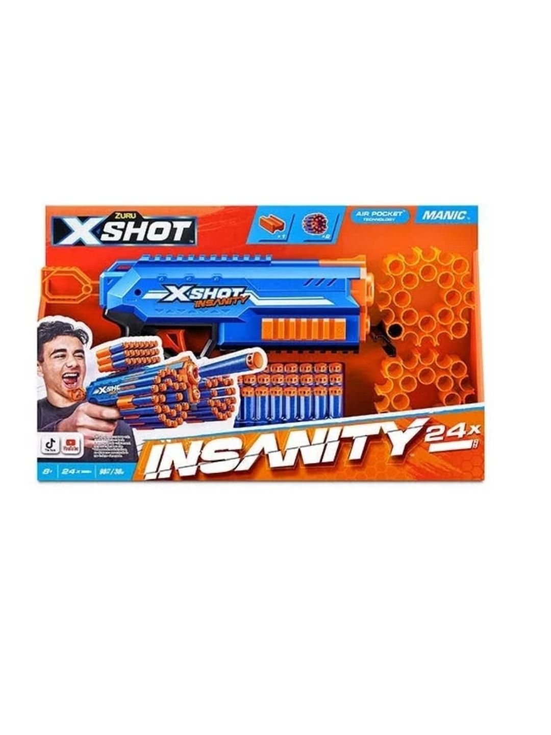 X‑Shot Insanity Manic Blaster (XS‑36603)