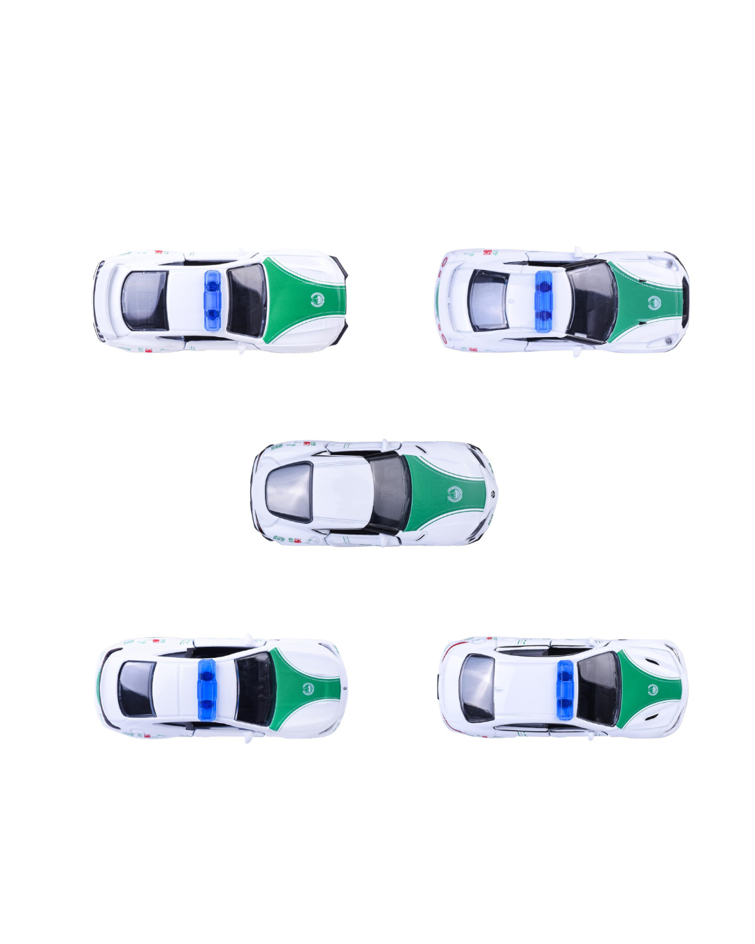 Majorette Dubai Police 5-Piece Diecast Vehicle Set