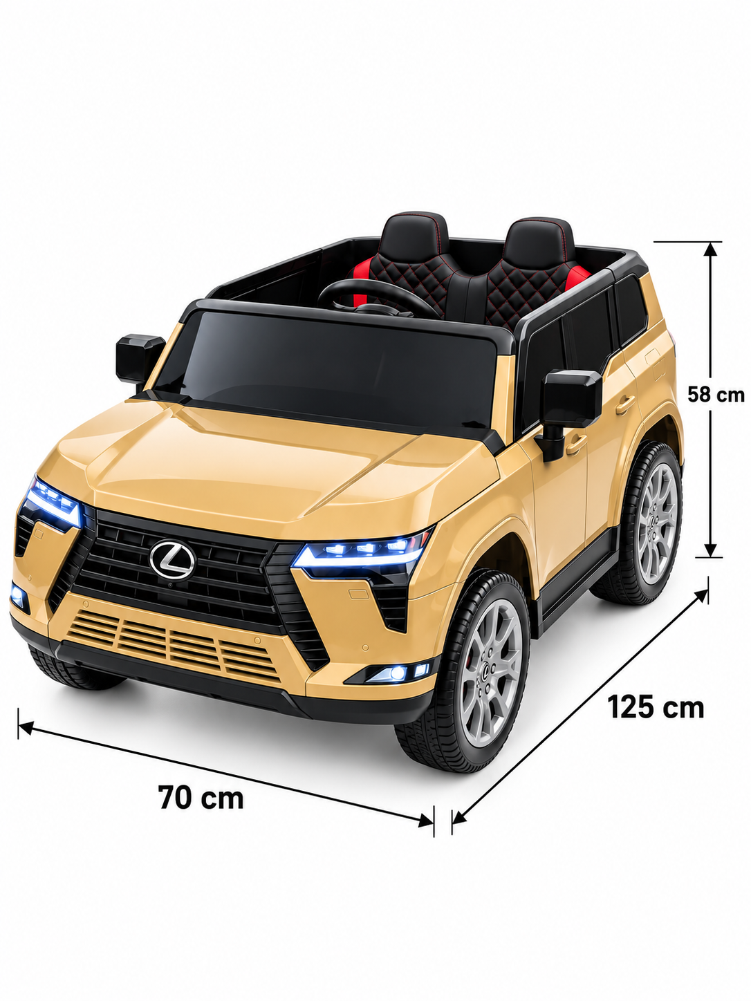 Lexus GX550 Electric Ride On Car - Desert Brown