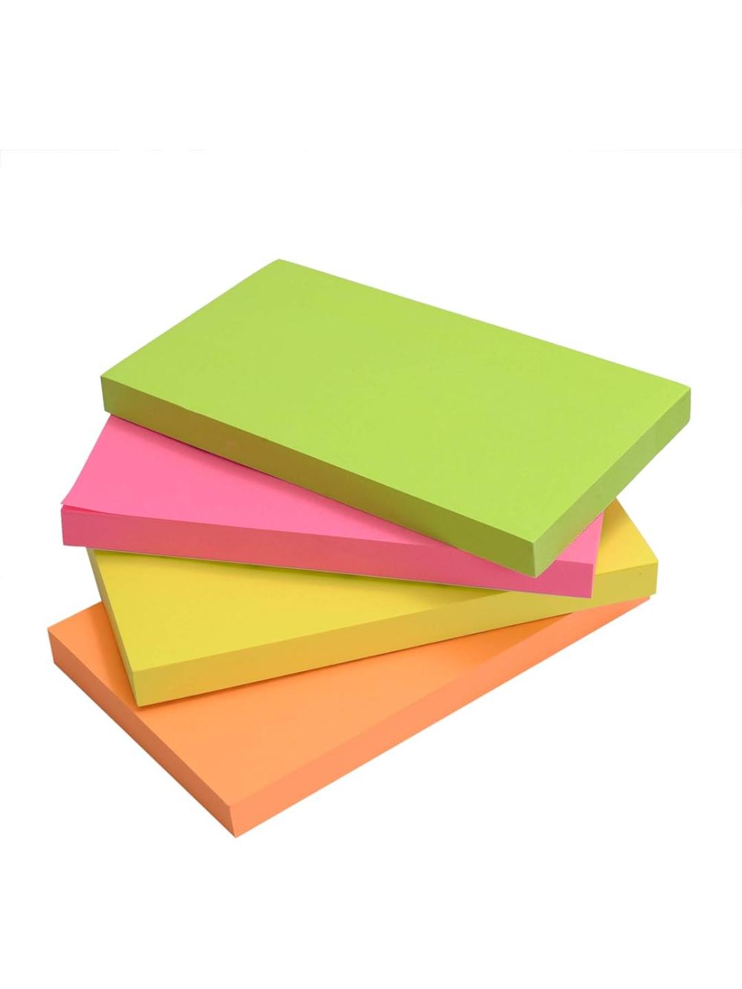 Deli Sticky Notes  Bright Color Pads Self‑Stick Notes