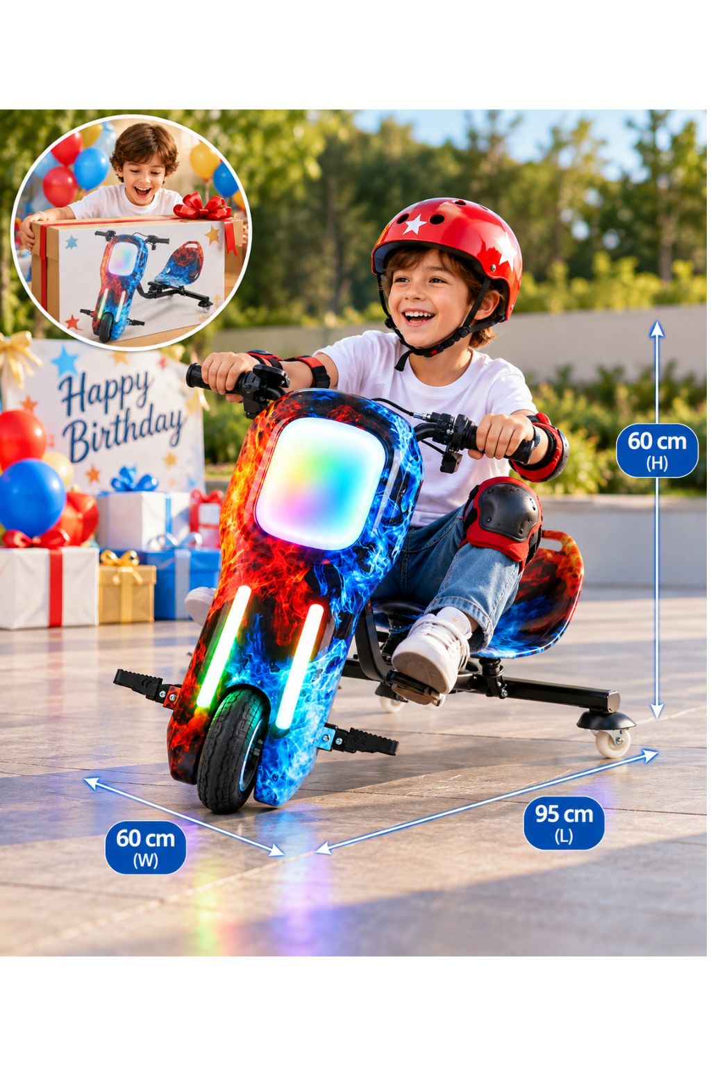 Drift Scooter 36V Large - Blue